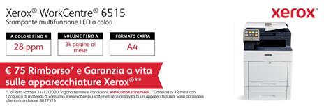 XEROX Stampante Multifunzione WorkCentre 6515N a Colori Stampa Copia Scansione Fax 28 Ppm Ethernet USB 3.0 - 2