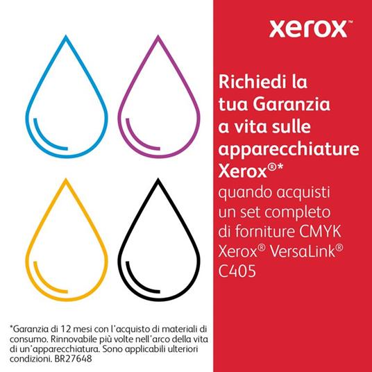 Xerox Cartuccia toner Ciano a Standard da 2.500 pagine per VersaLink C400 / C405 (106R03502) - 3