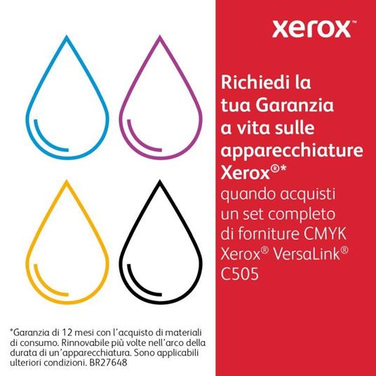 Xerox Cartuccia toner Ciano a Standard da 2.400 pagine per VersaLink C500 / C505 (106R03859) - 6
