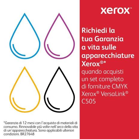 Xerox Cartuccia toner Ciano da 9.000 pagine per VersaLink C500 / C505 (106R03873) - 6