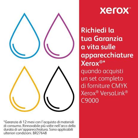 Xerox Cartuccia toner Giallo a Standard da 12,300 pagine per VersaLink C9000 (106R04068) - 2