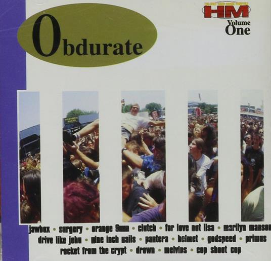 Obdurate - CD Audio