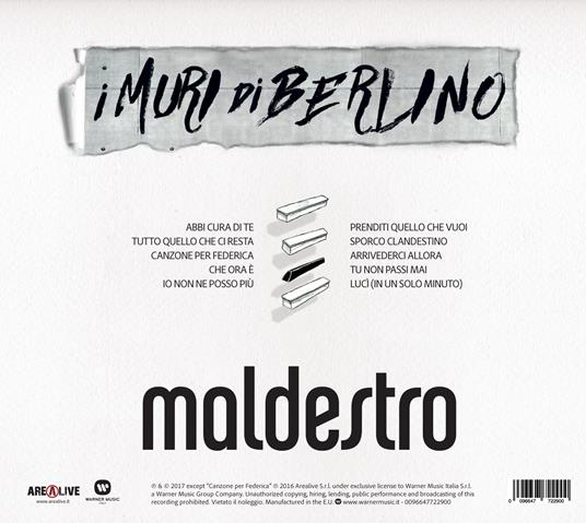 I muri di Berlino (Digipack) - CD Audio di Maldestro - 2