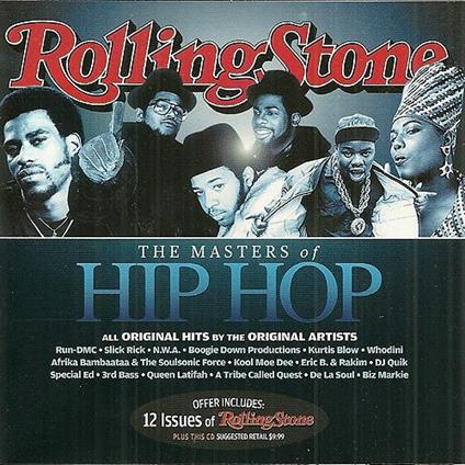 Rolling Stone Masters Of Hip Hop - Run-Dmc,Slick Rick,N.W.A.,Boogie Down Productions,Kurtis Blow... - CD Audio