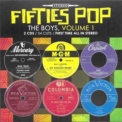 Fifties Pop: The Boys 1 - CD Audio