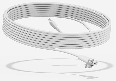 Logitech Rally Mic Pod Extension Cable Bianco