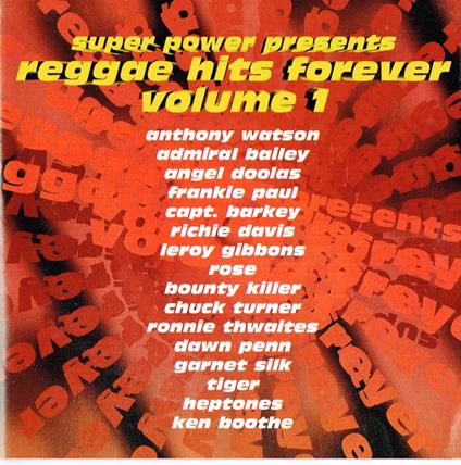 Reggae Hits Forever Vol.1 - CD Audio