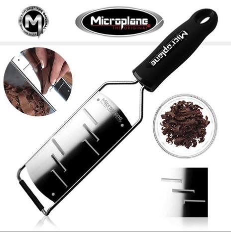 Microplane Serie Gourmet - Lama a Scaglie, Nero