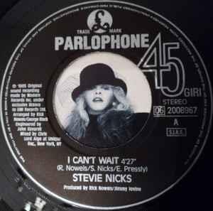 I Can't Wait - Vinile 7'' di Stevie Nicks