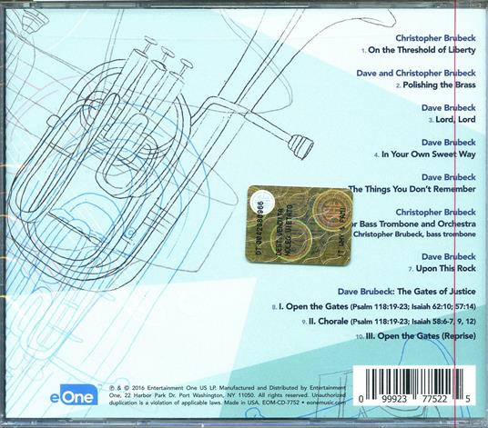 Bold and Brassy - CD Audio di Dave Brubeck,Gramercy Brass Orchestra - 2