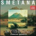 Quartetti per archi n.1, n.2 - CD Audio di Bedrich Smetana,Panocha Quartet