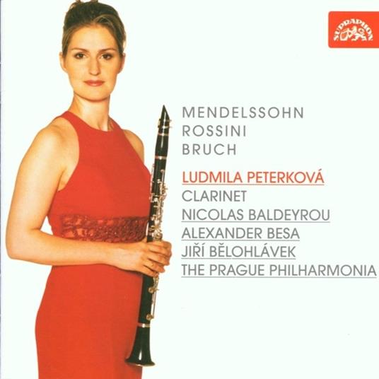 Opere per clarinetto - CD Audio di Gioachino Rossini,Felix Mendelssohn-Bartholdy,Ludmila Peterkova