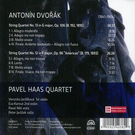 String Quartets - G Major Op.106 & F Major Op.96 - Vinile LP di Antonin Dvorak - 3