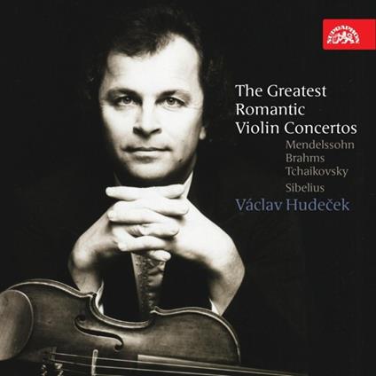 Concerti per violino - CD Audio di Johannes Brahms,Jean Sibelius,Pyotr Ilyich Tchaikovsky,Felix Mendelssohn-Bartholdy,Vaclav Hudecek