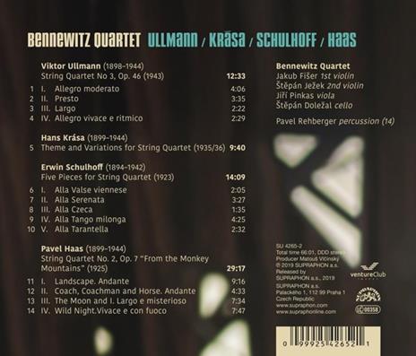 Bennewitz Quartet - CD Audio di Bennewitz Quartet - 2
