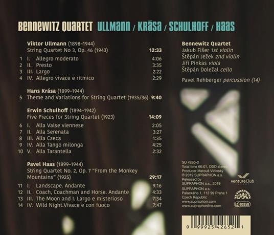 Bennewitz Quartet - CD Audio di Bennewitz Quartet - 2