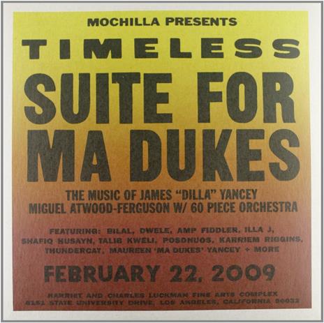 Timeless. Suite for Ma Dukes - Vinile LP