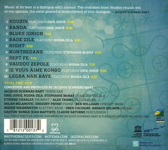 Jazz Racine Haiti - CD Audio di Jacques Schwarz-Bart - 2