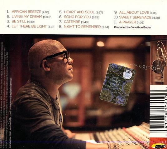 Living My Dream - CD Audio di Jonathan Butler - 2