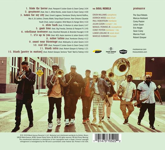 Poetry in Motion - CD Audio di Soul Rebels,Soul Rebels Brass Band - 2