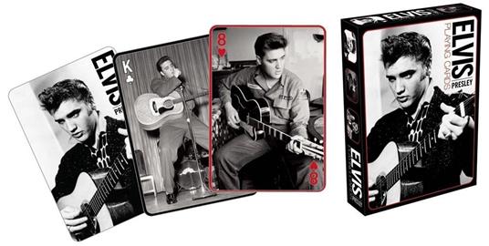 Carte da Gioco Elvis Presley. Black and White