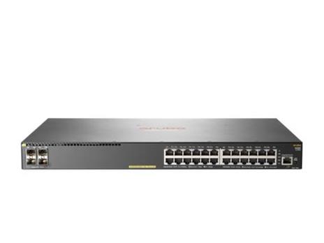 Hewlett Packard Enterprise Aruba 2930F 24G PoE+ 4SFP+ Gestito L3 Gigabit Ethernet (10/100/1000) Grigio 1U Supporto Power over Ethernet (PoE) - 2