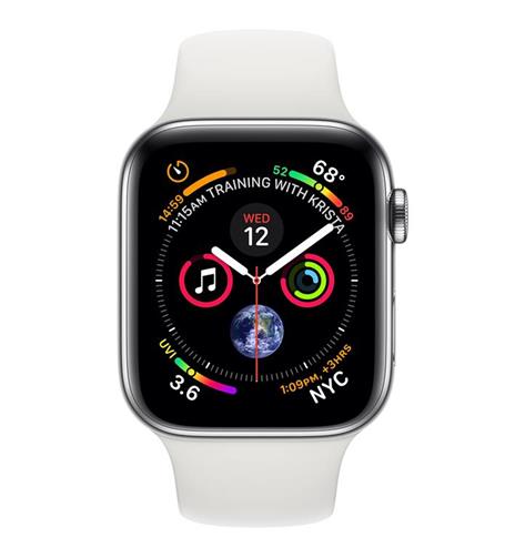 Apple Watch Series 4 OLED 44 mm Acciaio inossidabile 4G GPS (satellitare) - 2