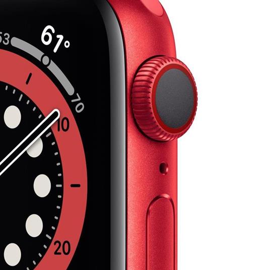 Apple Watch Serie 6 GPS + Cellular, 40mm in alluminio PRODUCT(RED) con cinturino Sport PRODUCT(RED) - 6