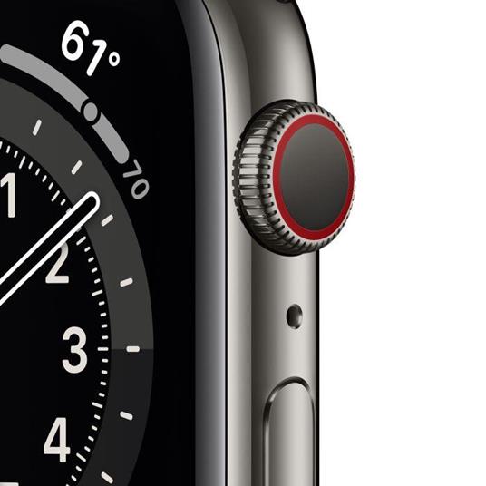 Apple Watch Series 6 GPS + Cellular, 44mm in acciaio inossidabile color  grafite con cinturino Loop in maglia milanese color Grafite - Apple -  Telefonia e GPS | IBS
