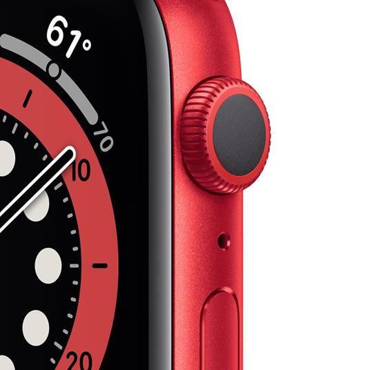 Apple Watch Serie 6 GPS, 40mm in alluminio PRODUCT(RED) con cinturino Sport PRODUCT(RED) - 6