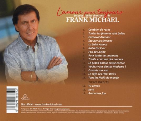 L'Amour Pour Toujours - CD Audio di Frank Michael - 2