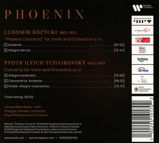 Phoenix - CD Audio di Janusz Wawrowski - 2
