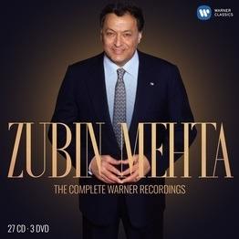 The Complete Warner Recordings (Box Set: 27 CD + 3 DVD) - CD Audio + DVD di Zubin Mehta