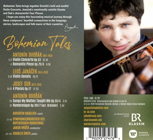 Bohemian Tales - CD Audio di Orchestra Sinfonica della Radio Bavarese,Augustin Hadelich - 2