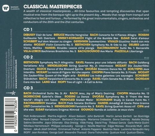 Classical Masterpieces - CD Audio - 2