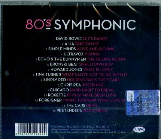 80s Symphonic - CD Audio - 2