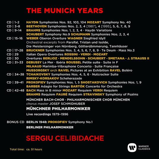 The Munich Years - CD Audio di Sergiu Celibidache - 2