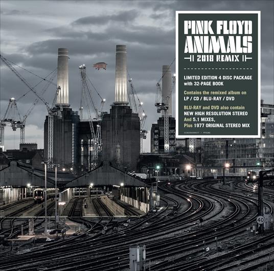 Animals (2018 Remix - Deluxe Edition) - Vinile LP + CD Audio + Blu-ray + DVD di Pink Floyd