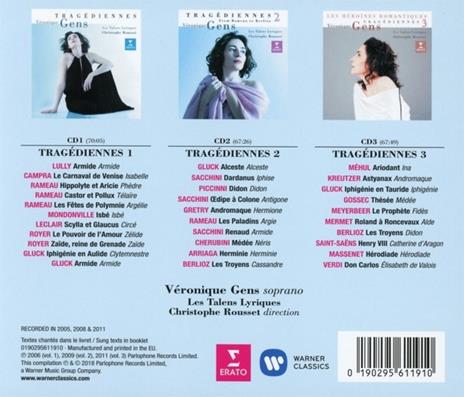 Tragediennes 1-3 - CD Audio di Veronique Gens - 2