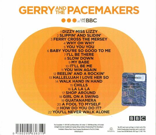 Live at the BBC - CD Audio di Gerry & the Pacemakers - 2
