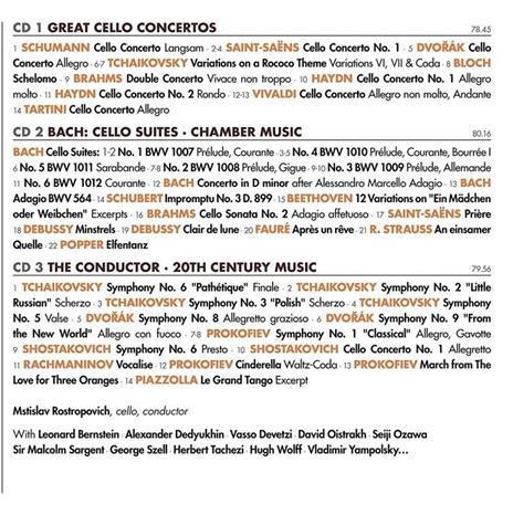 50 Best Rostropovich - CD Audio di Mstislav Rostropovich - 2