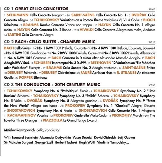 50 Best Rostropovich - CD Audio di Mstislav Rostropovich - 2