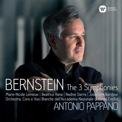 Le 3 sinfonie - CD Audio di Leonard Bernstein,Antonio Pappano,Orchestra dell'Accademia di Santa Cecilia,Marie-Nicole Lemieux,Beatrice Rana