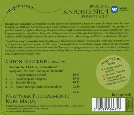 Sinfonia n.4 - CD Audio di Anton Bruckner - 2