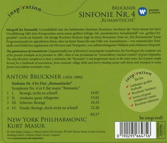 Sinfonia n.4 - CD Audio di Anton Bruckner - 2