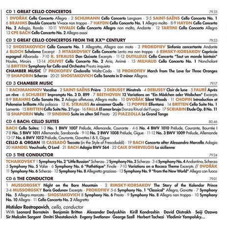 100 Best Rostropovich - CD Audio di Mstislav Rostropovich - 2