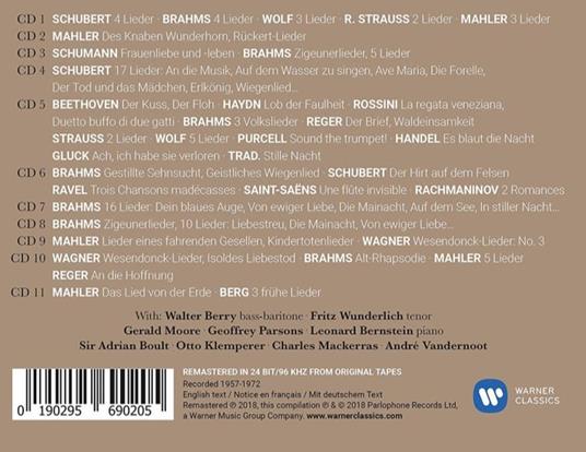 The Complete Recitals on Warner Classics - CD Audio di Christa Ludwig - 3