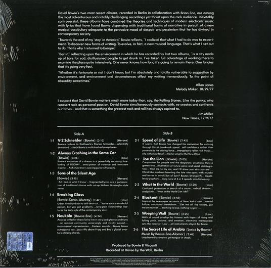 Now (Limited Edition) - Vinile LP di David Bowie - 2