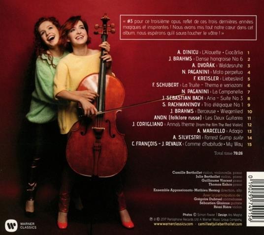 #3 - CD Audio di Camille Berthollet,Julie Berthollet - 2