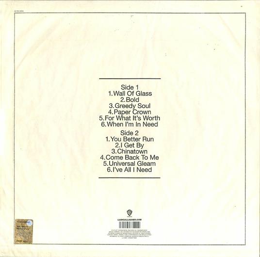 As You Were - Vinile LP di Liam Gallagher - 2